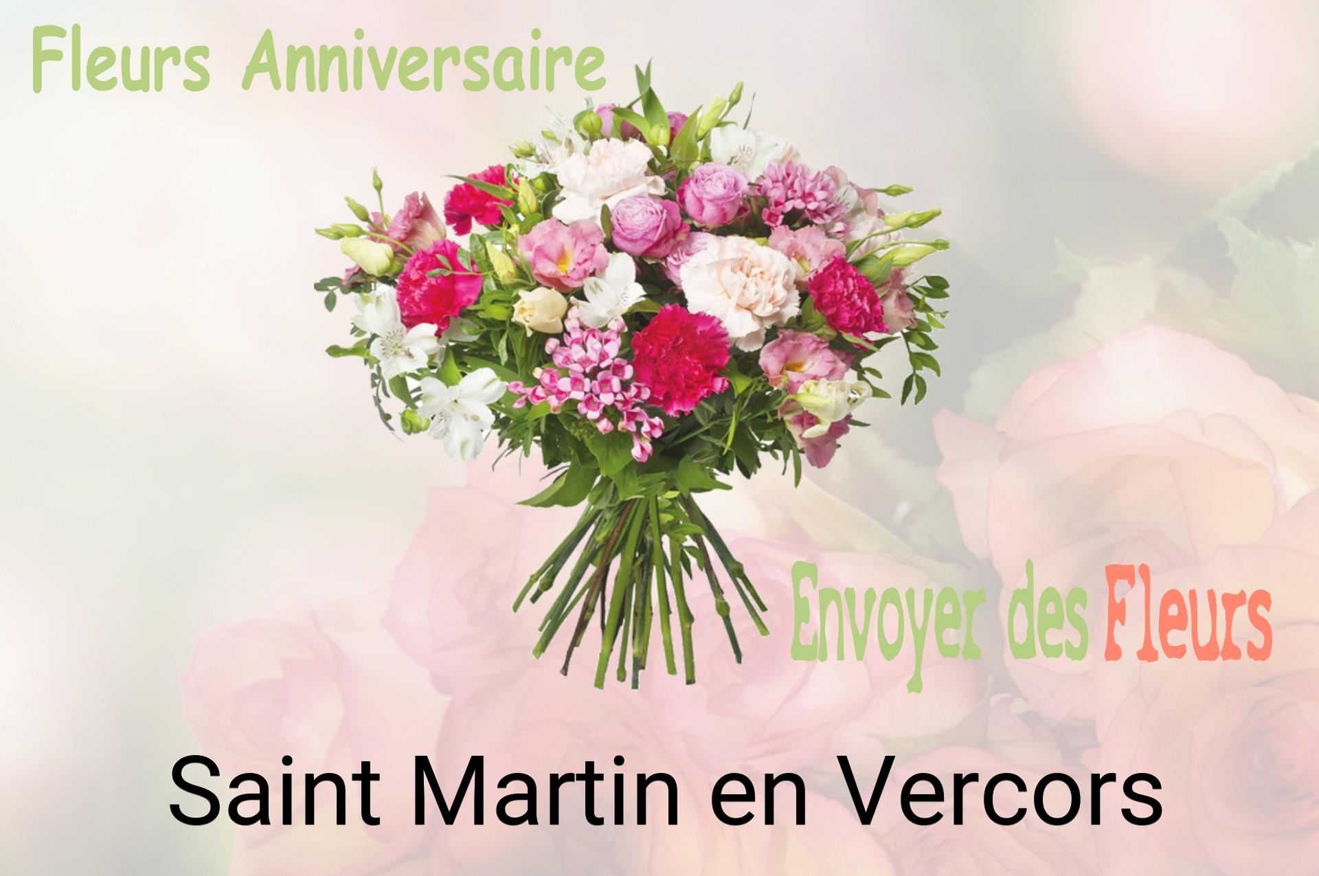 Bouquet de fleurs d’anniversaire livré à Saint-Martin-en-Vercors