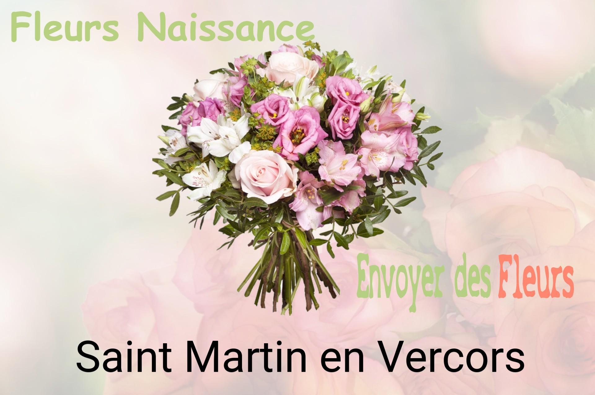 Bouquet de fleurs de naissance livré à Saint-Martin-en-Vercors